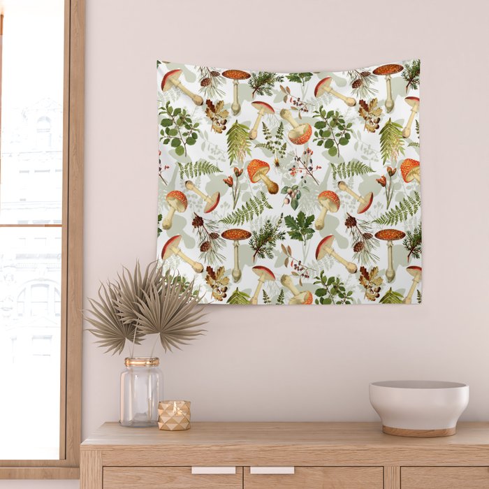 Vintage & Shabby Chic - Autumn Harvest Botanical Garden Wall Tapestry Gallery Image 2