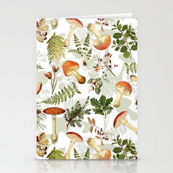 Vintage & Shabby Chic - Autumn Harvest Botanical Garden Stationery Card Gallery Image 2