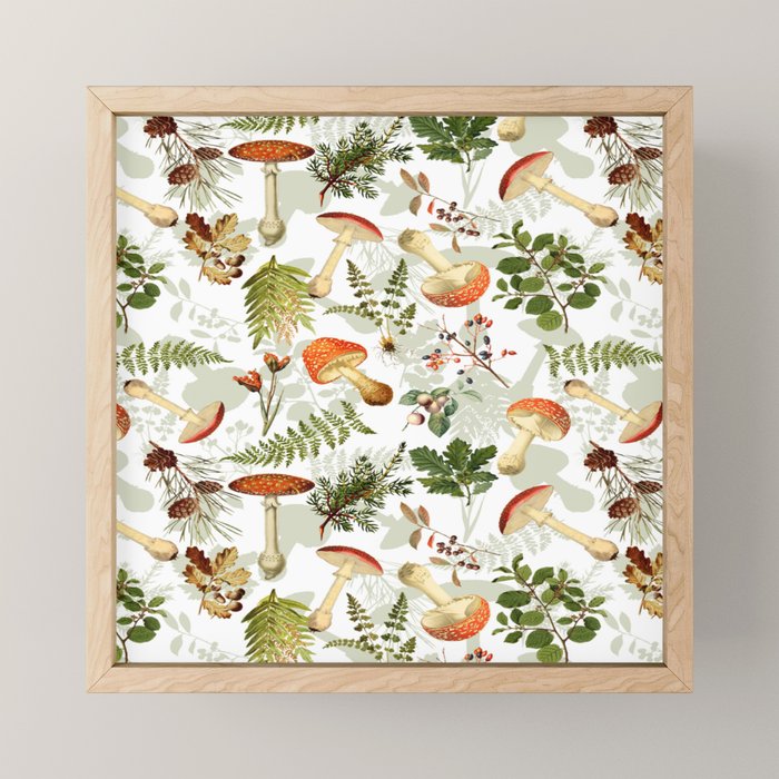 Vintage & Shabby Chic - Autumn Harvest Botanical Garden Mini Art Print Gallery Image 1
