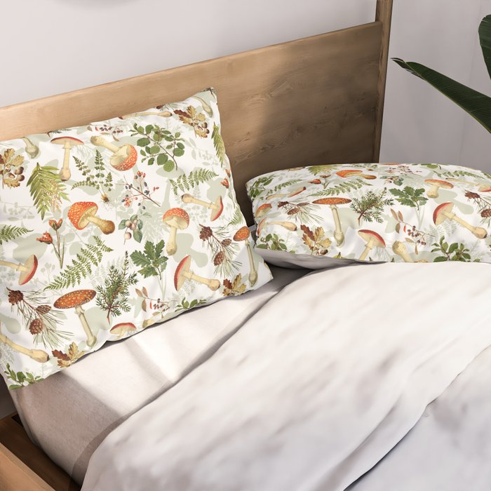 Vintage & Shabby Chic - Autumn Harvest Botanical Garden Pillow Sham Gallery Image 2