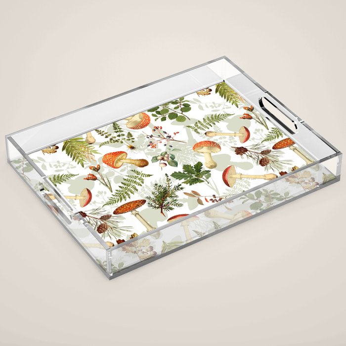 Vintage & Shabby Chic - Autumn Harvest Botanical Garden Acrylic Tray Gallery Image 1