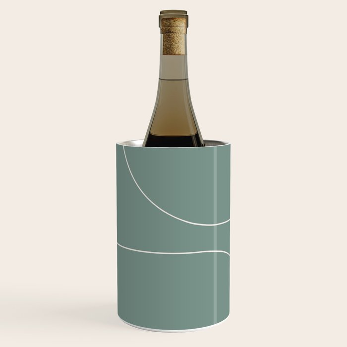 Modern Minimal Line Abstract XXIV Wine Chiller Gallery Image 1