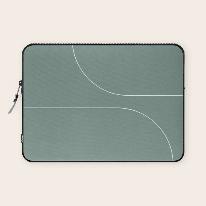 Modern Minimal Line Abstract XXIV Laptop Sleeve Gallery Image 1