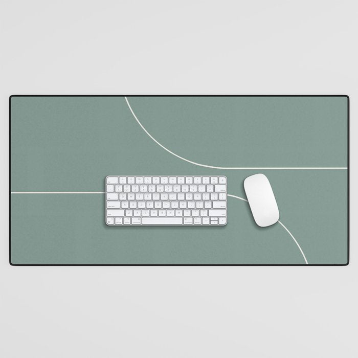 Modern Minimal Line Abstract XXIV Desk Mat Gallery Image 1
