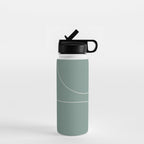 Modern Minimal Line Abstract XXIV Water Bottle Gallery Image 1