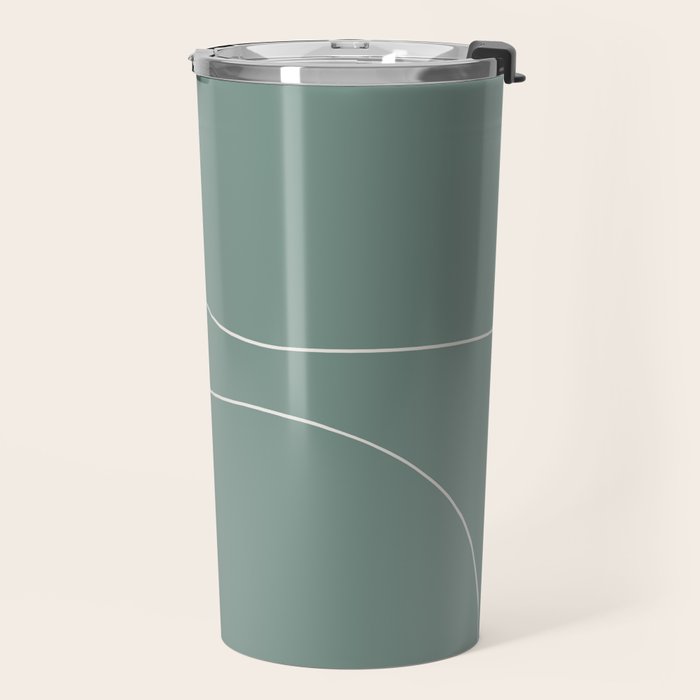 Modern Minimal Line Abstract XXIV Travel Mug Gallery Image 2