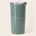 Modern Minimal Line Abstract XXIV Travel Mug Gallery Image 2