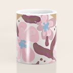 Blush Folk Floral Vase Coffee Mug Gallery Image 4