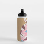 Blush Folk Floral Vase Water Bottle Gallery Image 3