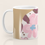 Blush Folk Floral Vase Coffee Mug Gallery Image 3