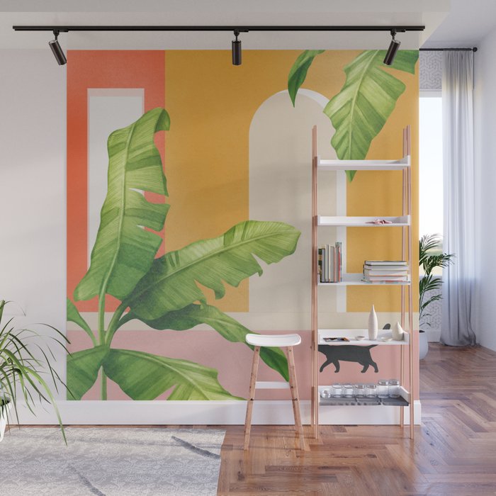 Cat Space III Wall Mural Gallery Image 1