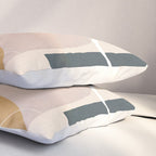 Minimal Abstract Shapes No.56 Pillow Sham Gallery Image 3
