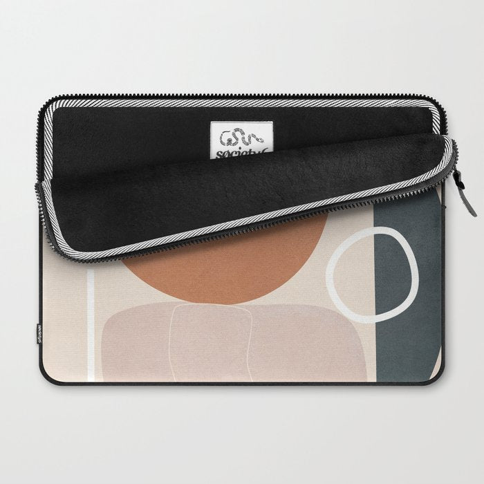 Minimal Abstract Shapes No.56 Laptop Sleeve Gallery Image 2