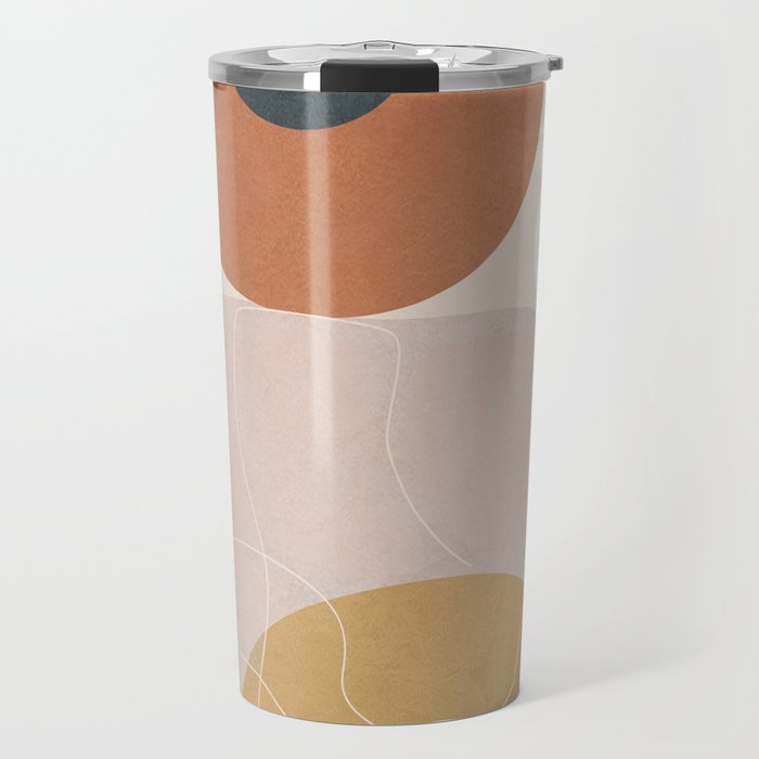 Minimal Abstract Shapes No.56 Travel Mug Gallery Image 1