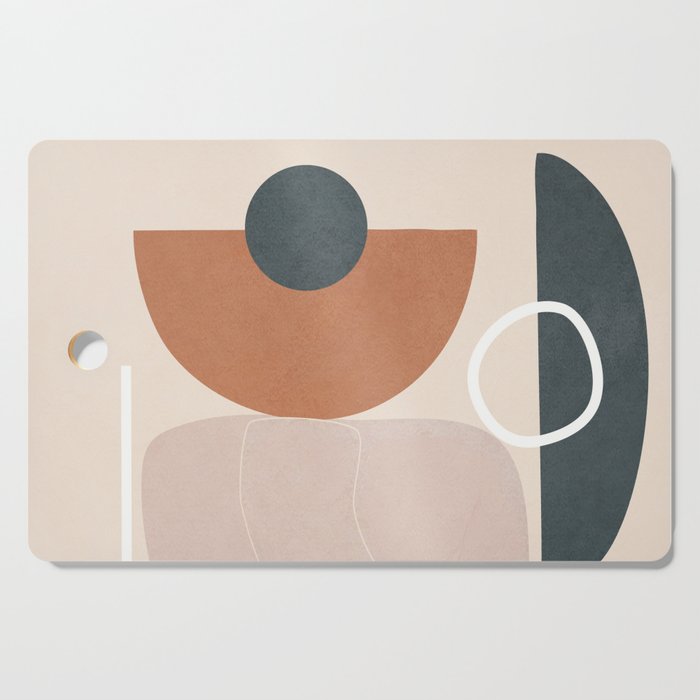 Minimal Abstract Shapes No.56 Cutting Board Gallery Image 1