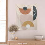 Minimal Abstract Shapes No.56 Wall Tapestry Gallery Image 2