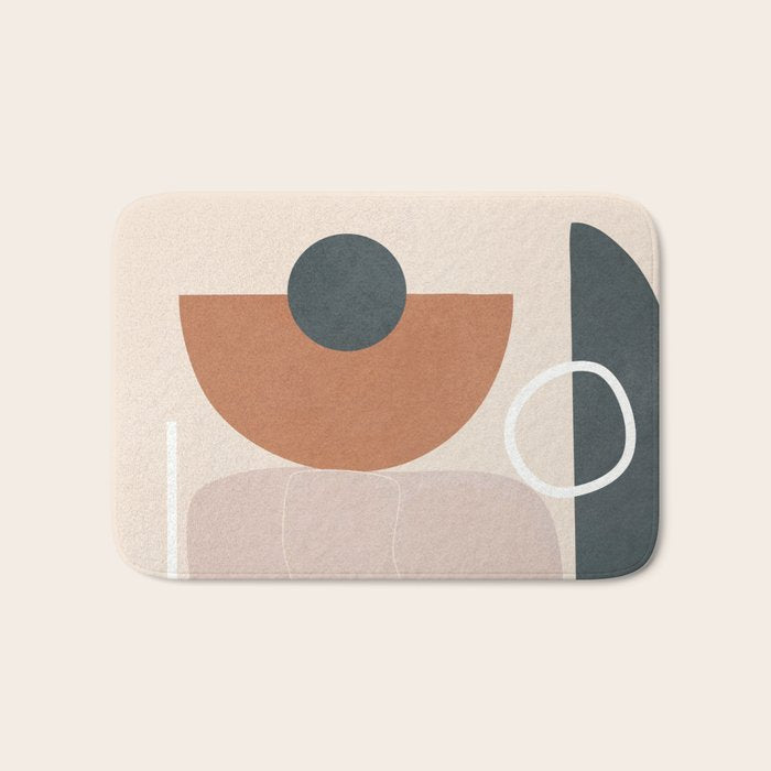 Minimal Abstract Shapes No.56 Bath Mat Gallery Image 1