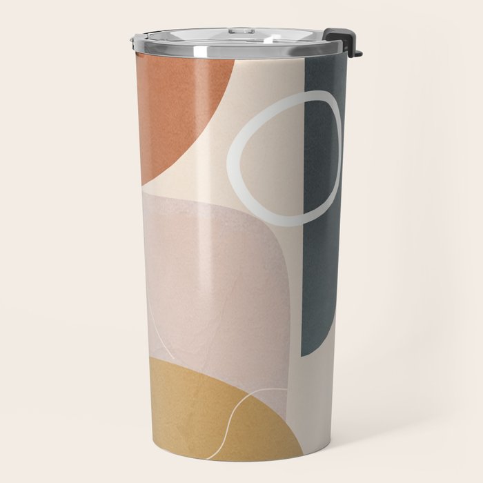 Minimal Abstract Shapes No.56 Travel Mug Gallery Image 2