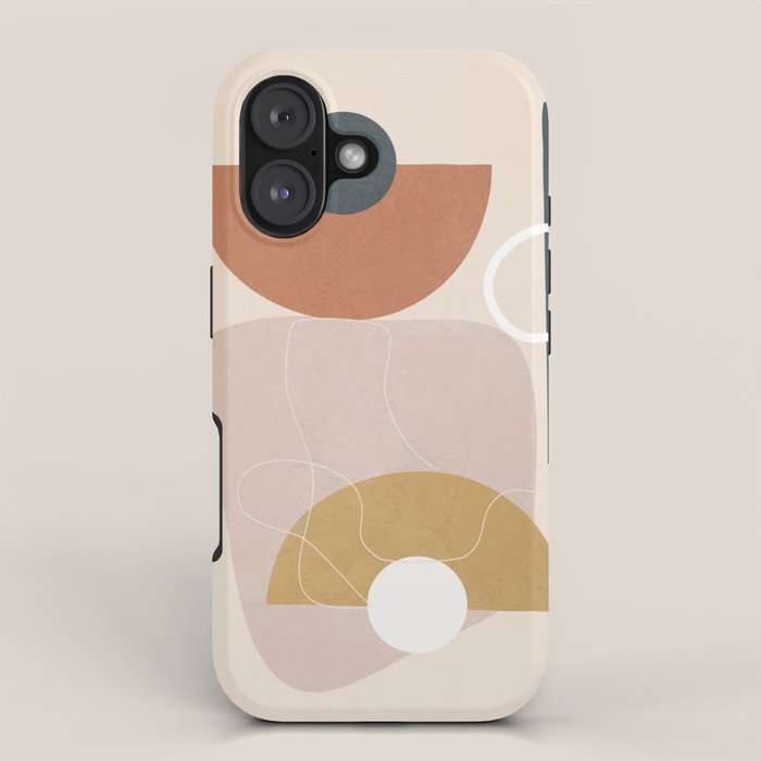 Minimal Abstract Shapes No.56 iPhone Case Gallery Image 1