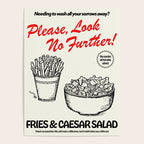 Fries & Caesar Salad Poster Gallery Image 4