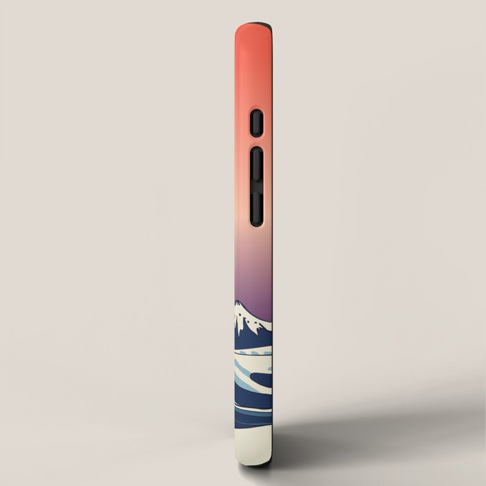 The Great Wave of Pug iPhone Case Gallery Image 2