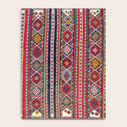 Shirvan East Caucasus Colorful Kilim Print Notebook Gallery Image 4