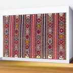 Shirvan East Caucasus Colorful Kilim Print Wall Mural Gallery Image 2