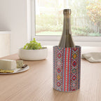 Shirvan East Caucasus Colorful Kilim Print Wine Chiller Gallery Image 4