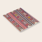 Shirvan East Caucasus Colorful Kilim Print Notebook Gallery Image 3