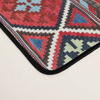 Shirvan East Caucasus Colorful Kilim Print Desk Mat Gallery Image 4