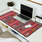 Shirvan East Caucasus Colorful Kilim Print Desk Mat Gallery Image 2