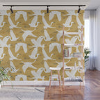 Soaring Wings - Goldenrod Yellow Wall Mural Gallery Image 1