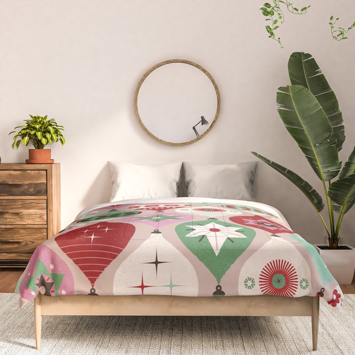 Festive Baubles Pattern Comforter Gallery Image 3