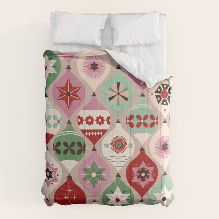 Festive Baubles Pattern Comforter Gallery Image 6