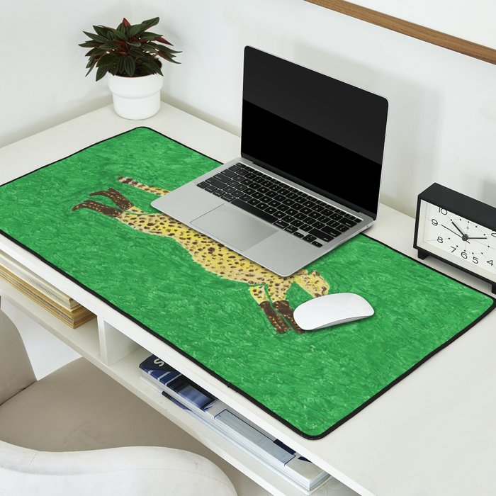 Florence the Cowgirl Cheetah Desk Mat Gallery Image 2