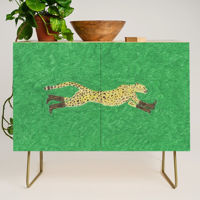 Florence the Cowgirl Cheetah Credenza Gallery Image 1