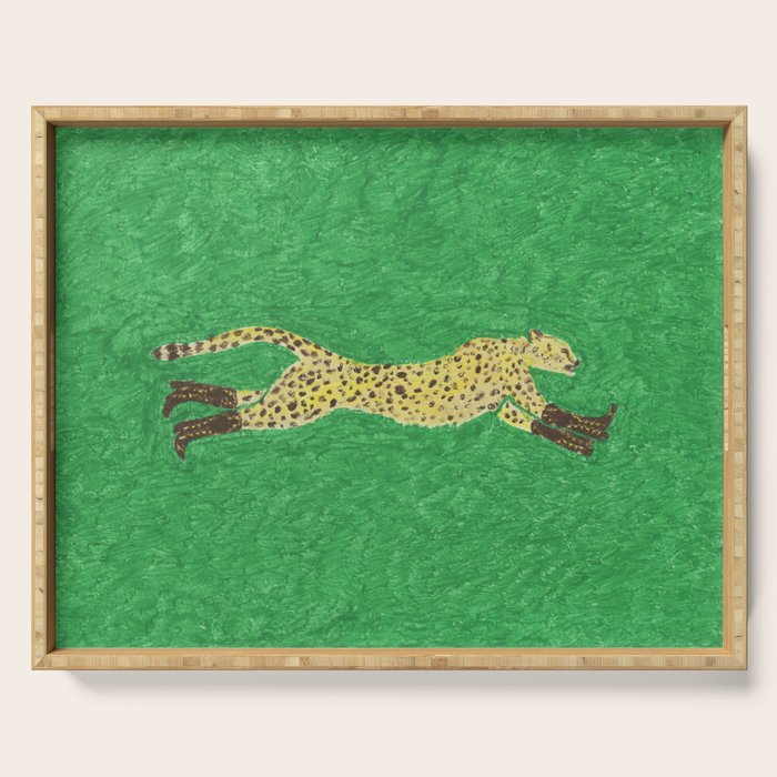 Florence the Cowgirl Cheetah Serving Tray Gallery Image 1