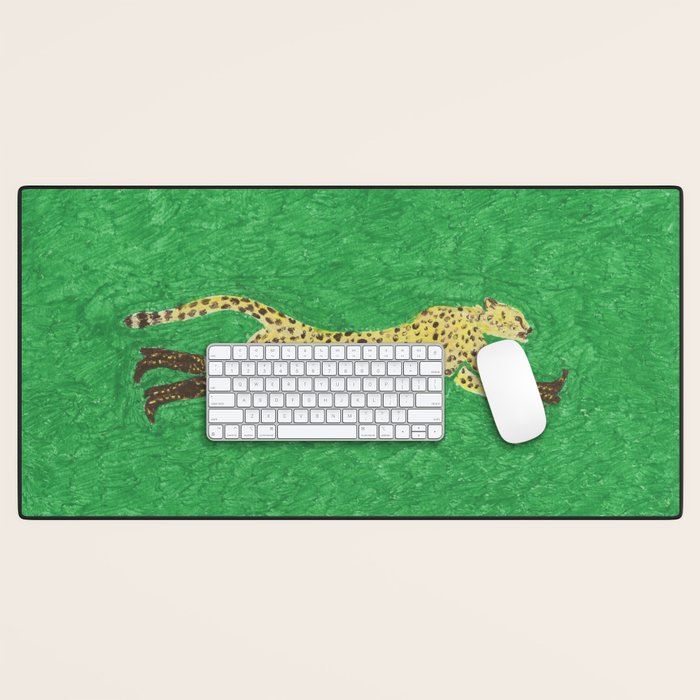 Florence the Cowgirl Cheetah Desk Mat Gallery Image 1