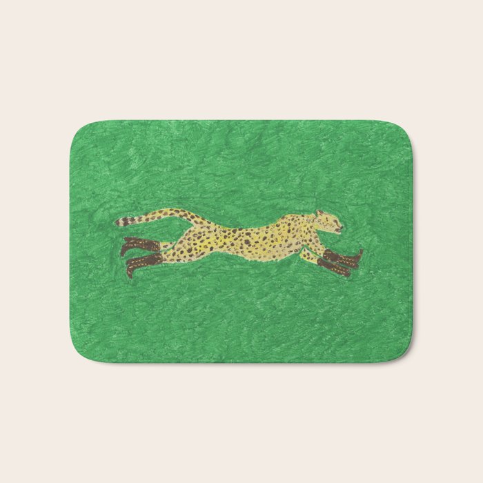 Florence the Cowgirl Cheetah Bath Mat Gallery Image 1