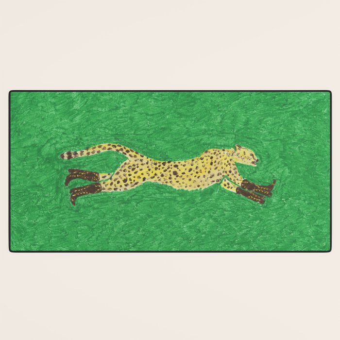 Florence the Cowgirl Cheetah Desk Mat Gallery Image 3