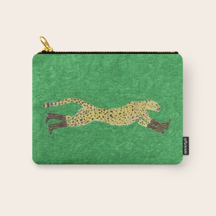 Florence the Cowgirl Cheetah Carry All Pouch Gallery Image 1