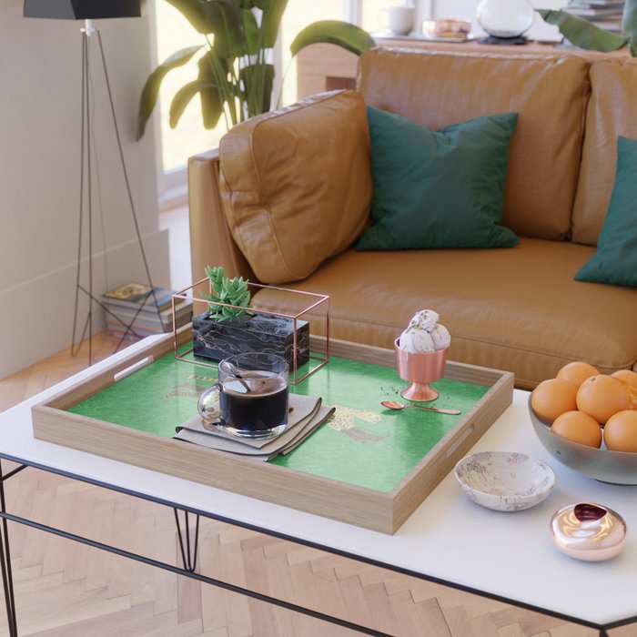 Florence the Cowgirl Cheetah Serving Tray Gallery Image 2