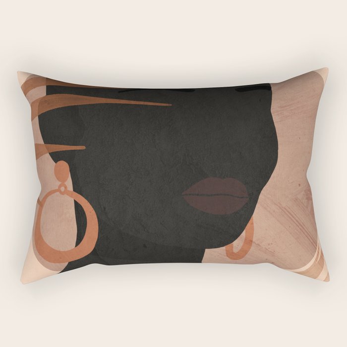 Tropical Girl 27 Rectangular Pillow Gallery Image 1