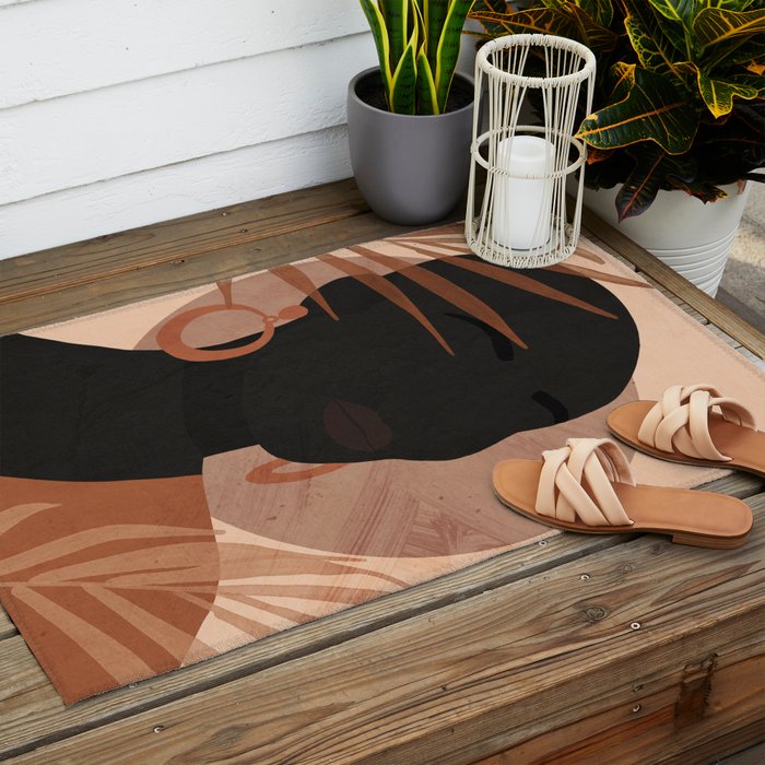 Tropical Girl 27 Outdoor Rug Gallery Image 2