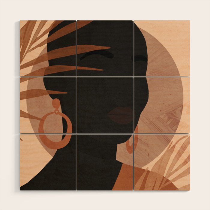 Tropical Girl 27 Wood Wall Art Gallery Image 1