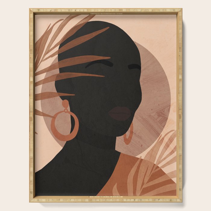 Tropical Girl 27 Serving Tray Gallery Image 1