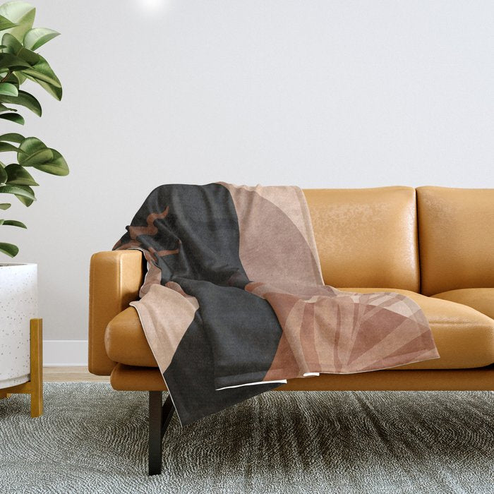 Tropical Girl 27 Throw Blanket Gallery Image 1