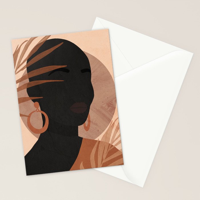 Tropical Girl 27 Stationery Card Gallery Image 2