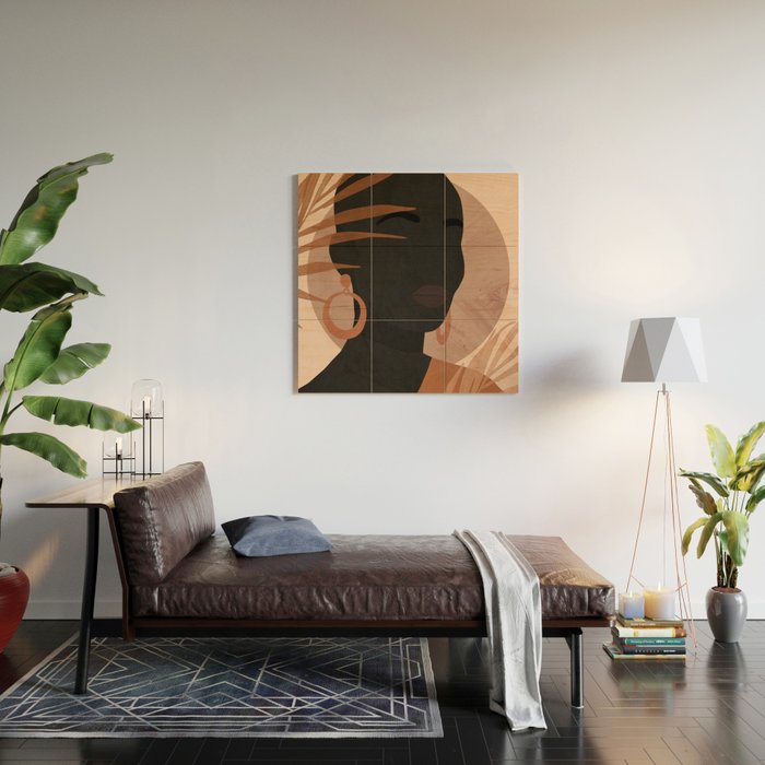 Tropical Girl 27 Wood Wall Art Gallery Image 2