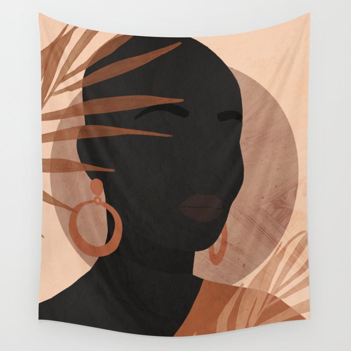 Tropical Girl 27 Wall Tapestry Gallery Image 1